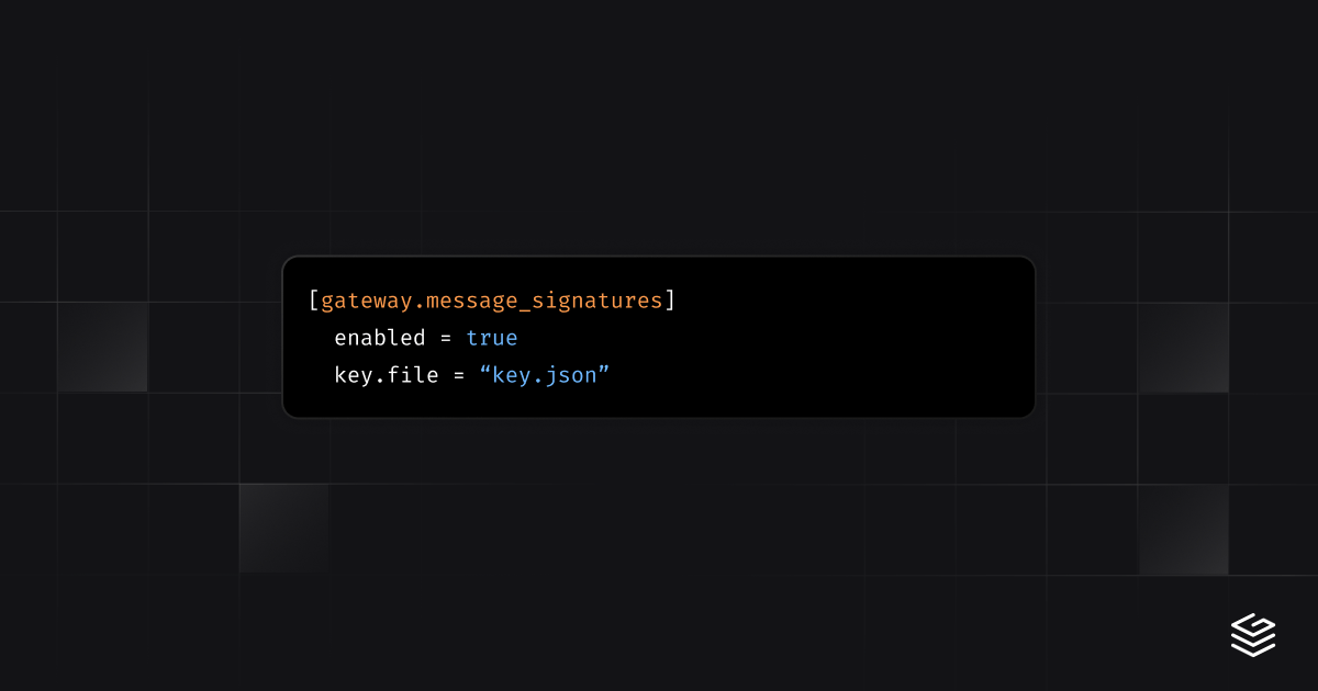 Introducing Message Signatures